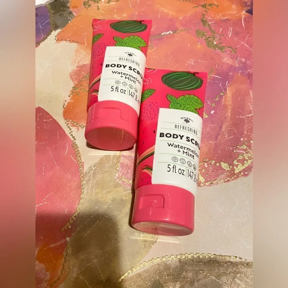 🛍️Bolero Beverly Hills pack of 2 Body scrub/watermelon + Mint Refreshing 5OZ🎀